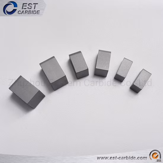 Tungsten Carbide Brazed Tips for Hard Metal Cutting