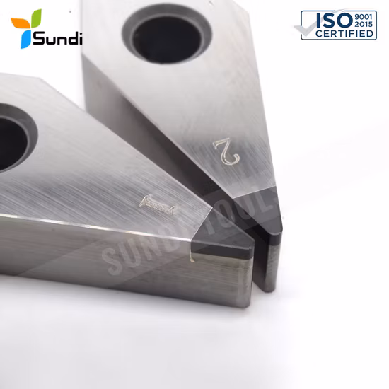 Standard External Turning Ccgw 120402 CNC PCBN CBN Cutting Tools Solid CBN Insert