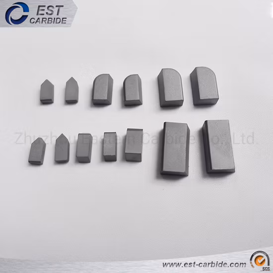 Tungsten Carbide Brazed Tips for Hard Metal Cutting