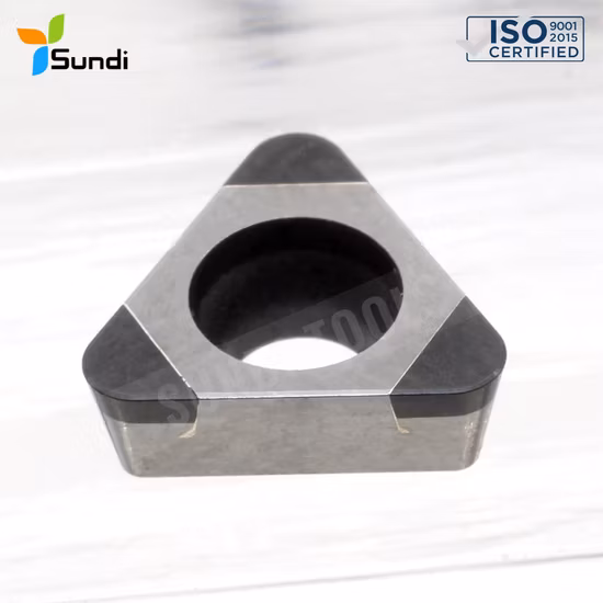 Standard External Turning Ccgw 120402 CNC PCBN CBN Cutting Tools Solid CBN Insert
