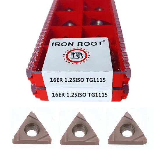 Outil de tournage de coupe CNC 16er/IR 1.0/1.25/1.5/1.75/2.0/2.5/3.0/insertion de filetage en carbure bleu Nano ISO